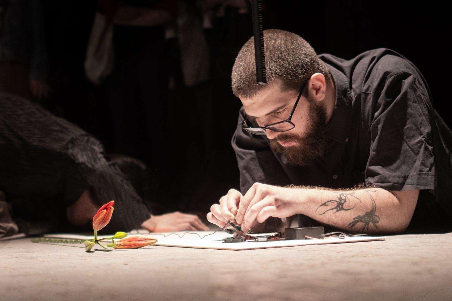 Spider Lilies Breathe Together - with bela and Jena Jang @ Public House, MeetFactory, Prague (2024). PH miharu Micha.